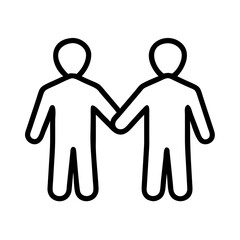 Obraz premium friends sharing a meal icon