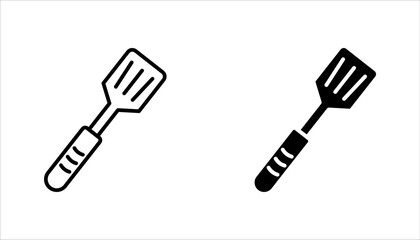 spatula icon set. vector illustration for web design isolated on white background.