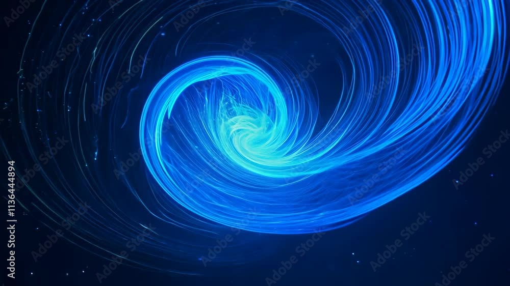 Poster exploring the beauty of cosmic spirals and their mesmerizing glow in the vast universe