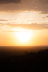 Sunset in Tanzania adventure to see the wilderness