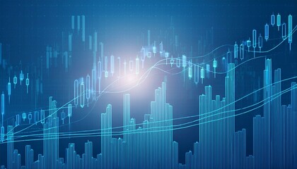 Trading candle stick pattern chart design icon business graphic resource illustration