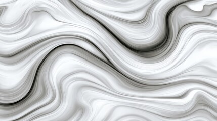 Abstract marble texture with soft swirls in shades of gray and white