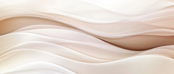 Obraz premium A smooth gradient blending soft pastel or neutral tones, creating a calming and modern background