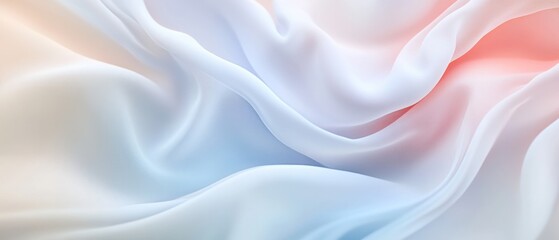 Obraz premium A smooth gradient blending soft pastel or neutral tones, creating a calming and modern background