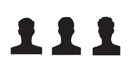 male silhouette vector