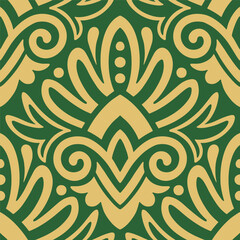 Ornamental decorative pattern element. Seamless texture. Vector illustration.