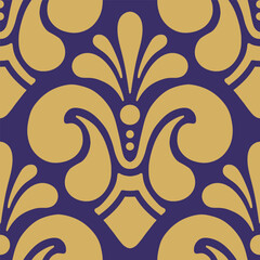 Empire style. Ornamental decorative pattern element. Seamless texture. Vector illustration.
