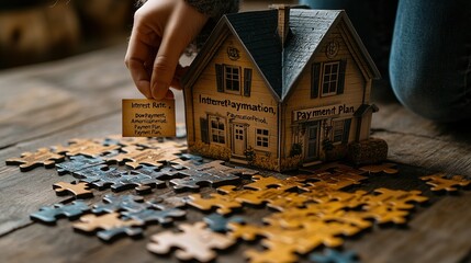 Obraz premium The Loan Puzzle