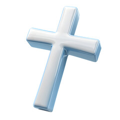 Fototapeta premium 3D cross icon