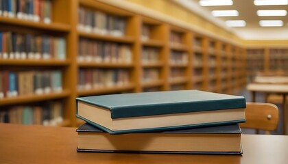 Fototapeta premium Multiple books piled up in the library book, concepts, cut out, education, expertise, learning,4