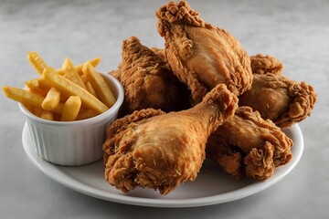 Chicken and Chips (Fries)