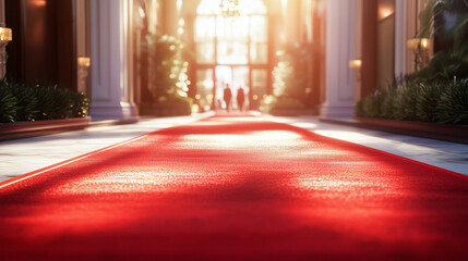Red carpet concept