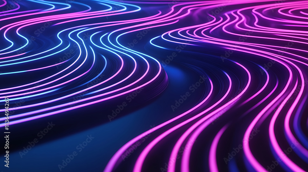 Poster abstract background with lines