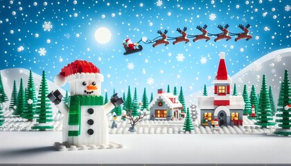 Various Christmas, New Year card and banner collection: Santa Claus, Christmas tree, snowman, reindeer, ornament, xmas elements and decorations and many more