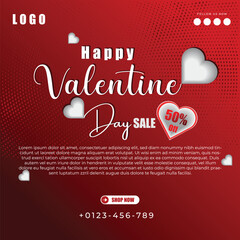 valentine's day sale post, cover, editable template,14 february post, couples salee offer post