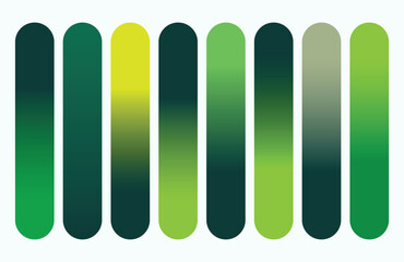 Bright vibrant set of gradients background
