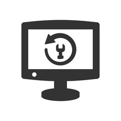 Computer restore icon