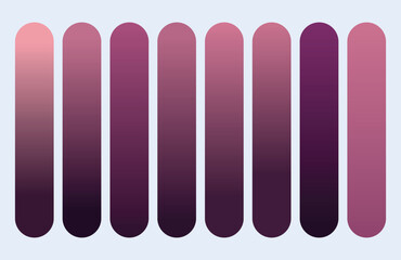 Set of multicolor gradients