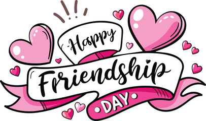 Fototapeta premium happy friendship day