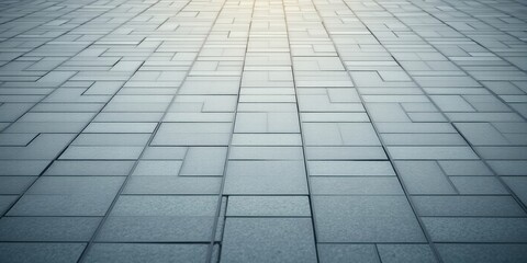 Modern Gray Pavement Texture  Geometric Pattern of Interlocking Stone Tiles