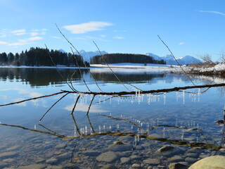 Winterliche Bergblicke