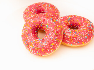 donut isolated on white background