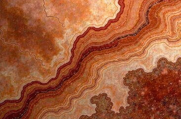 Elegant natural mocha mousse marble with fluid patterns and textures