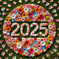 natural vibrant 2025 with fresh pattern creative design in modern artistic studio setting