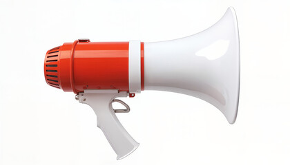 Megaphone isolated on white -Clipping Path