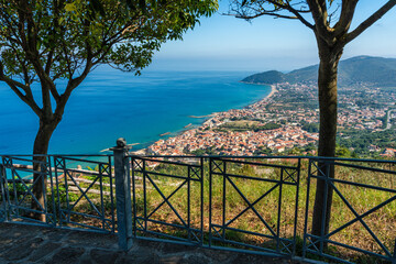 Santa Maria di Castellabate, beautiful village in the Cilento region of Campania, Italy.