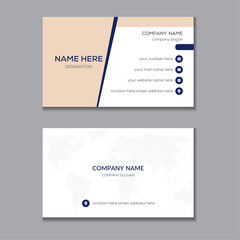 New professional Clean business card design