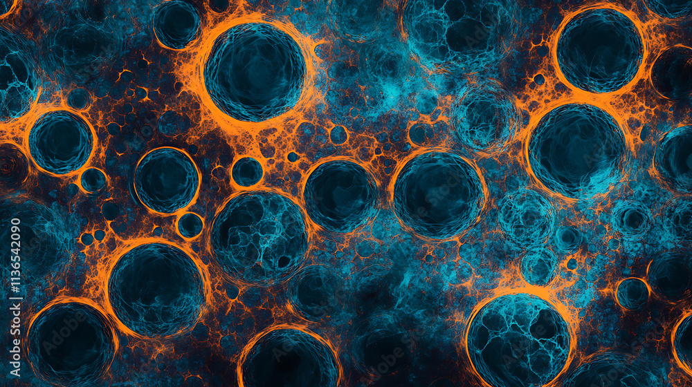 Poster background of circles. abstract background