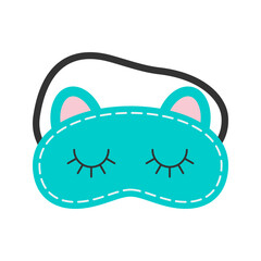 Cute Sleeping Eye Mask Icon