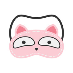 Cute Sleeping Eye Mask Icon