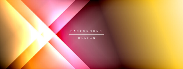 Colorful gradient with lines made of shadow and light. Creative background