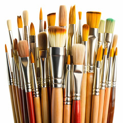 Fototapeta premium A collection of paintbrushes