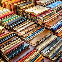 Sketchbooks filled with blank pages Sketchbooks