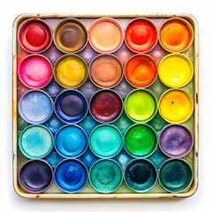 A selection of vibrant color palettes