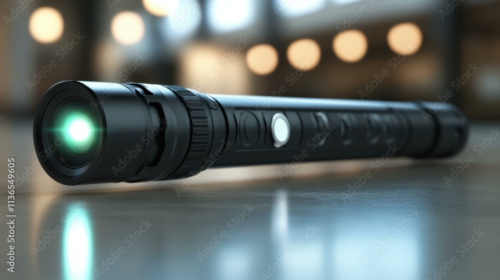 Poster office technology laser pointer - handheld device for highlighting points during presentations isola