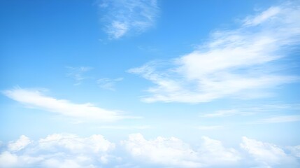blue sky with clouds