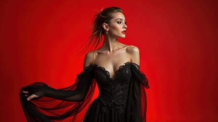 Fototapeta premium Elegant Elven Queen Portrait