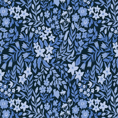 Seamless Pattern Vintage Desin Print For Fabric Textile 