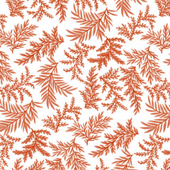 Seamless Pattern Vintage Desin Print For Fabric Textile 