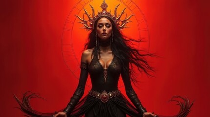 Fototapeta premium Mystical Oracle Portrait