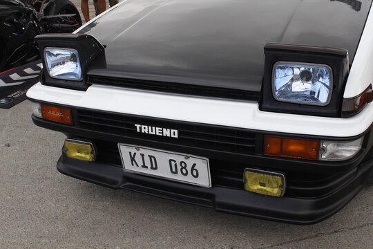 Toyota trueno ae86 at DBTK Auto Salon in Pasig, Philippines