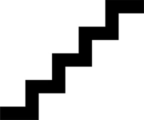 stairs sign isolated on white background. vector ilustration. 