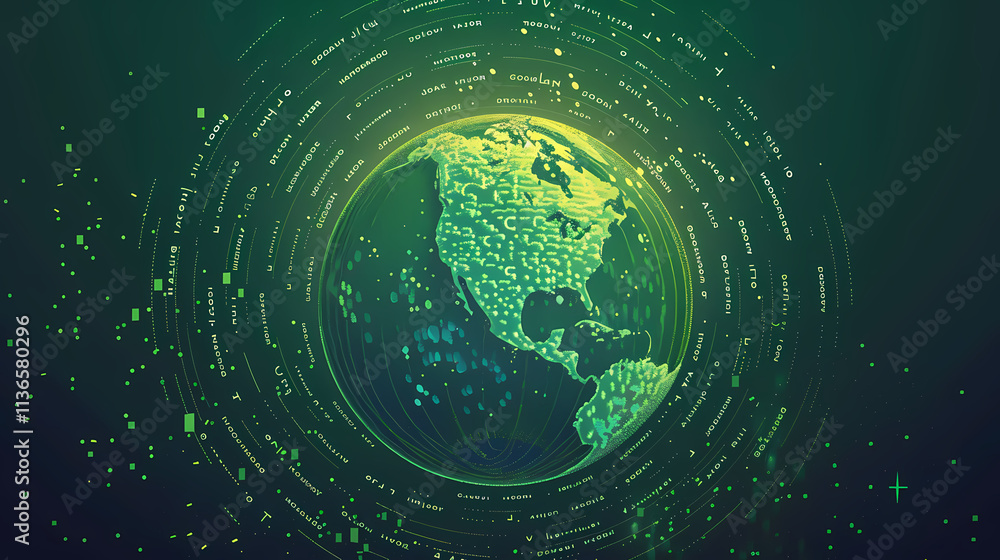 Poster Global Network Connection 