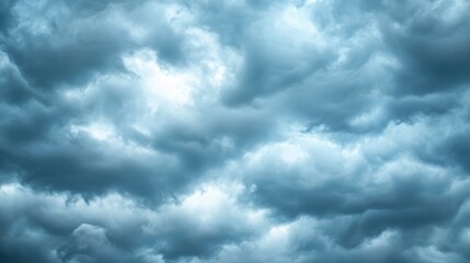 Fototapeta premium Cloudy Overcast Ski Entirely gray sky covered in thick clouds, creating a moody and atmospheric backdrop.