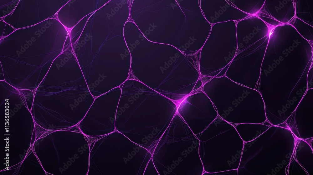 Poster abstract network pattern animated abstract network pattern with changing colors and shapes, data str