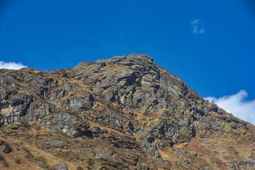 landscape with sky in gangtok 